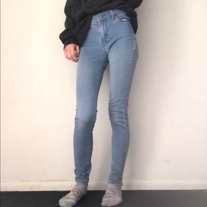 Light Blue Levi Skinny Jeans